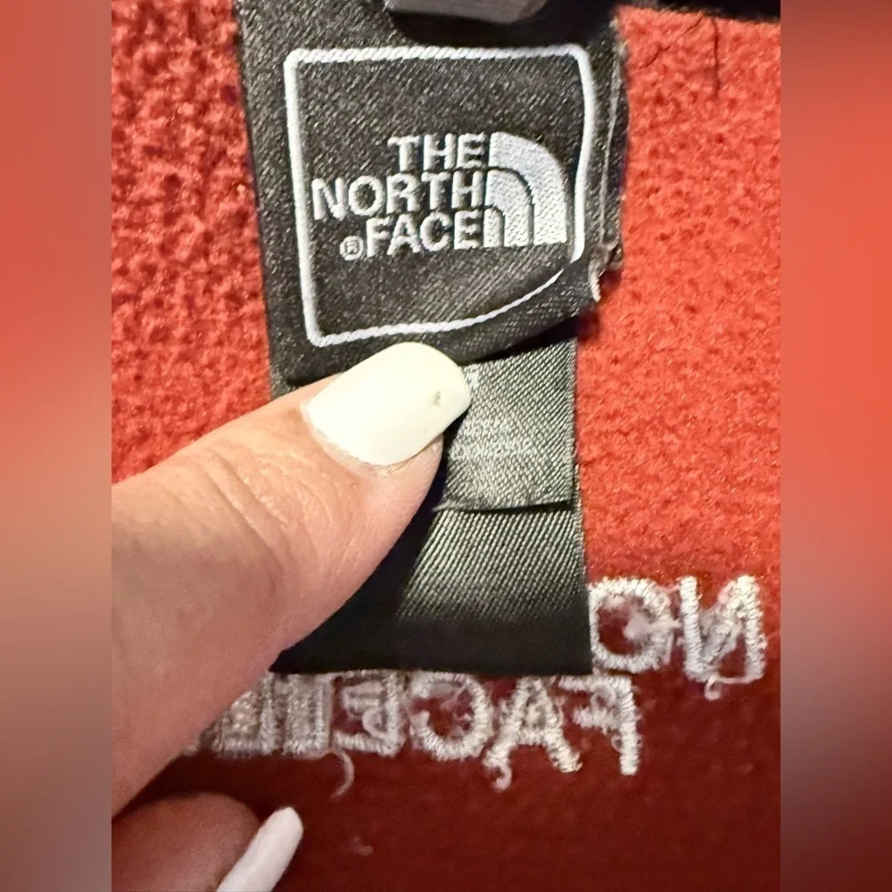 The North Face Scarlet and Charcoal Fleece Jacket